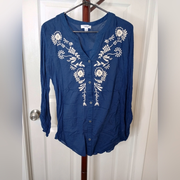 Indigo Blouse - Picture 1 of 3